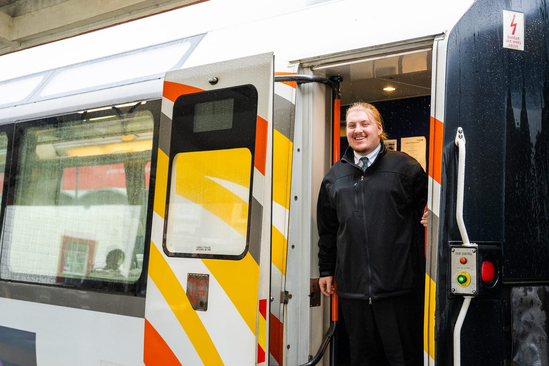 TranzAlpine Train Carriage with Crew