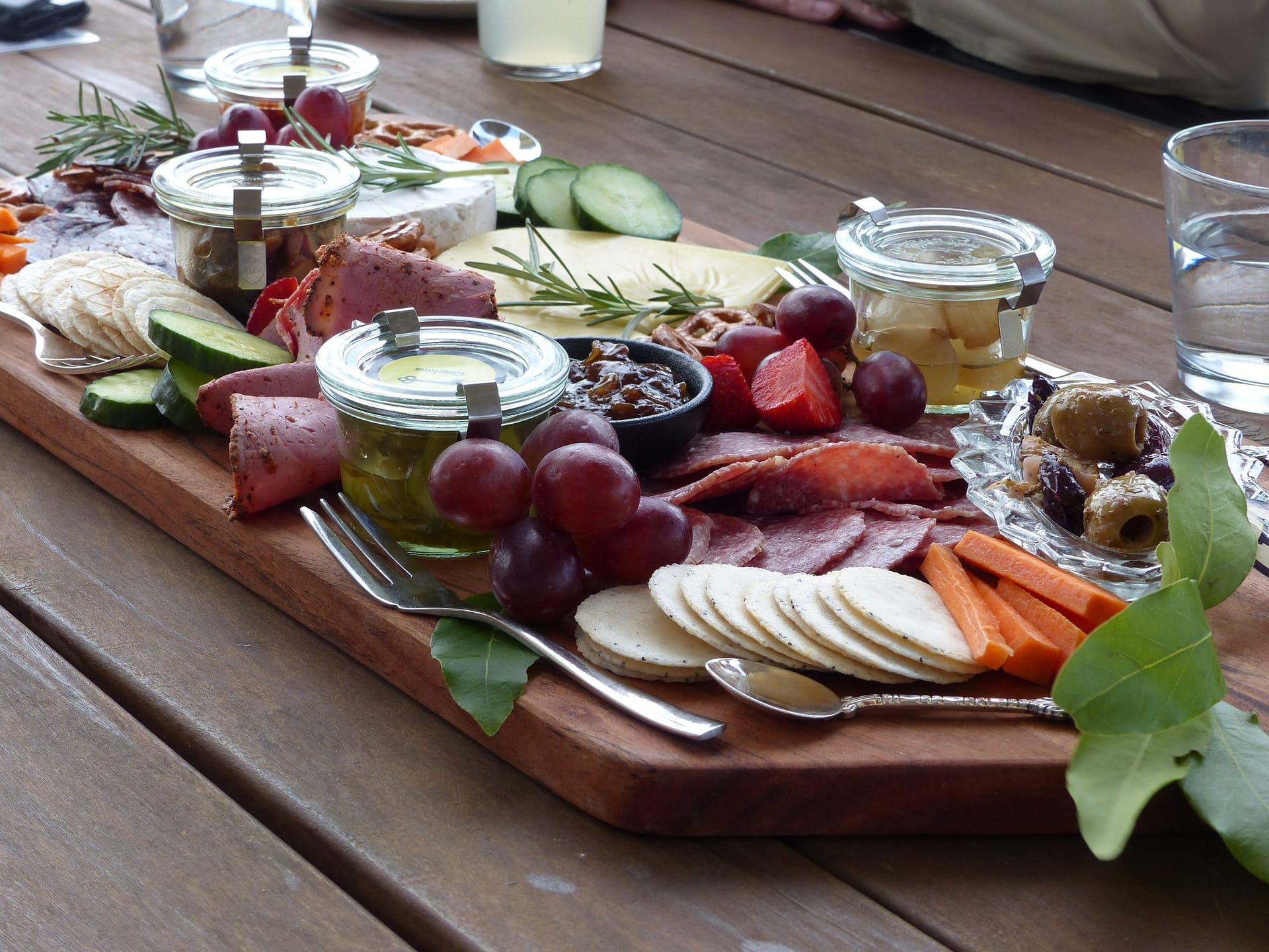 Meal Platter at the winery